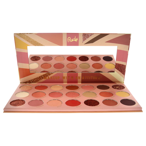 United Peachy Nudes 21 Pressed Pigment and Shadows Palette Rude Cosmetics 0.74oz - Picture 2 of 4